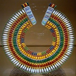 Ancient Egyptian beaded jewelry